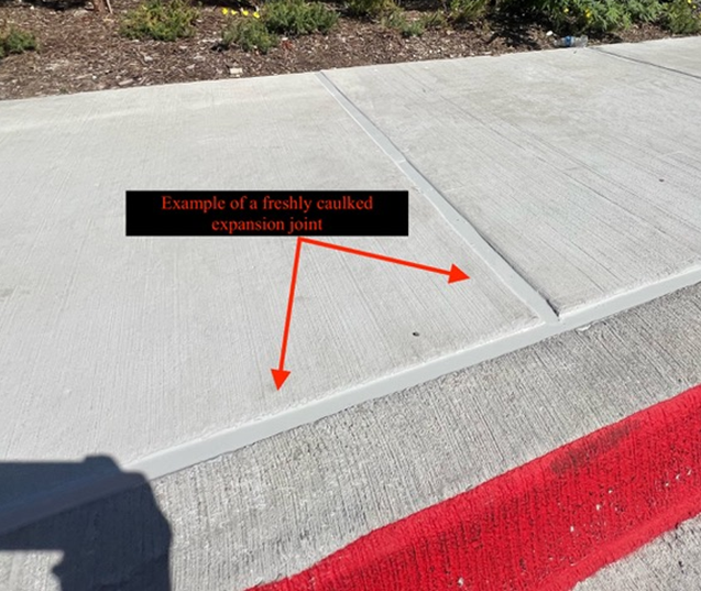 Concrete expansion joint maintenance for commercial properties